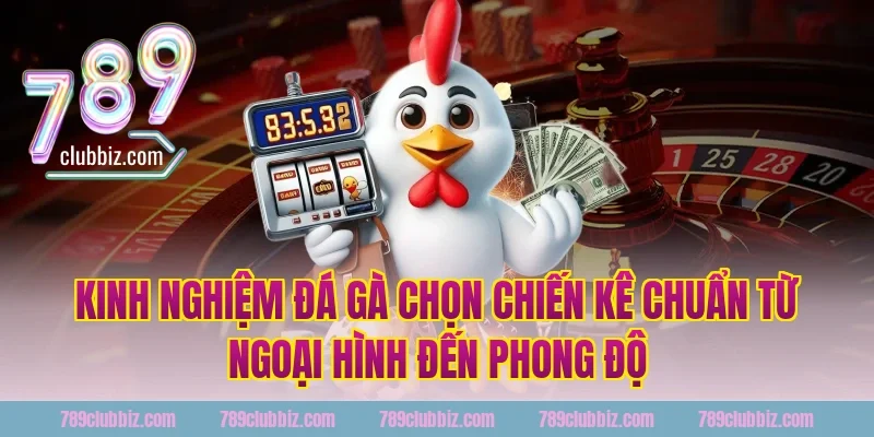 kinh nghiệm đá gà chọn chiến kê chuẩn từ ngoại hình đến phong độ